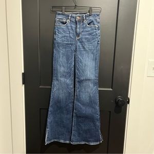 American Eagle festival flare jeans